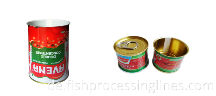 Automatische Konservendose Maschine für Milchpulver Getränke großvolumige Tomatenmark Sauce Sauce
